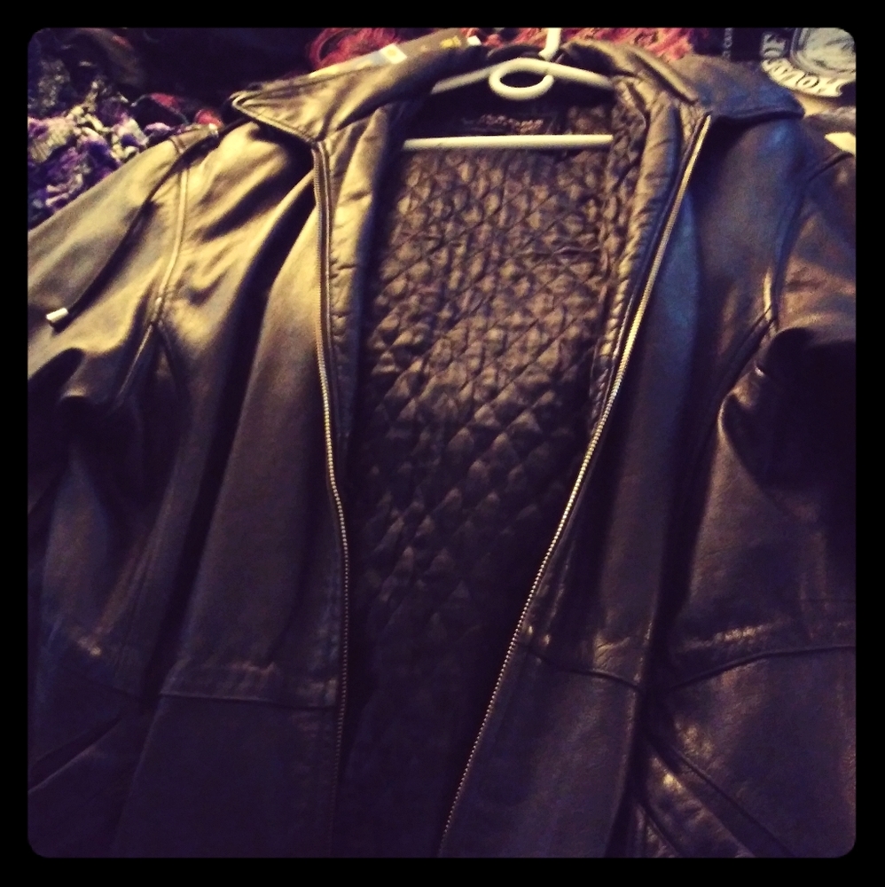 Womans leather jacket